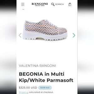 Valentina Rangoni Chunky Sneakers